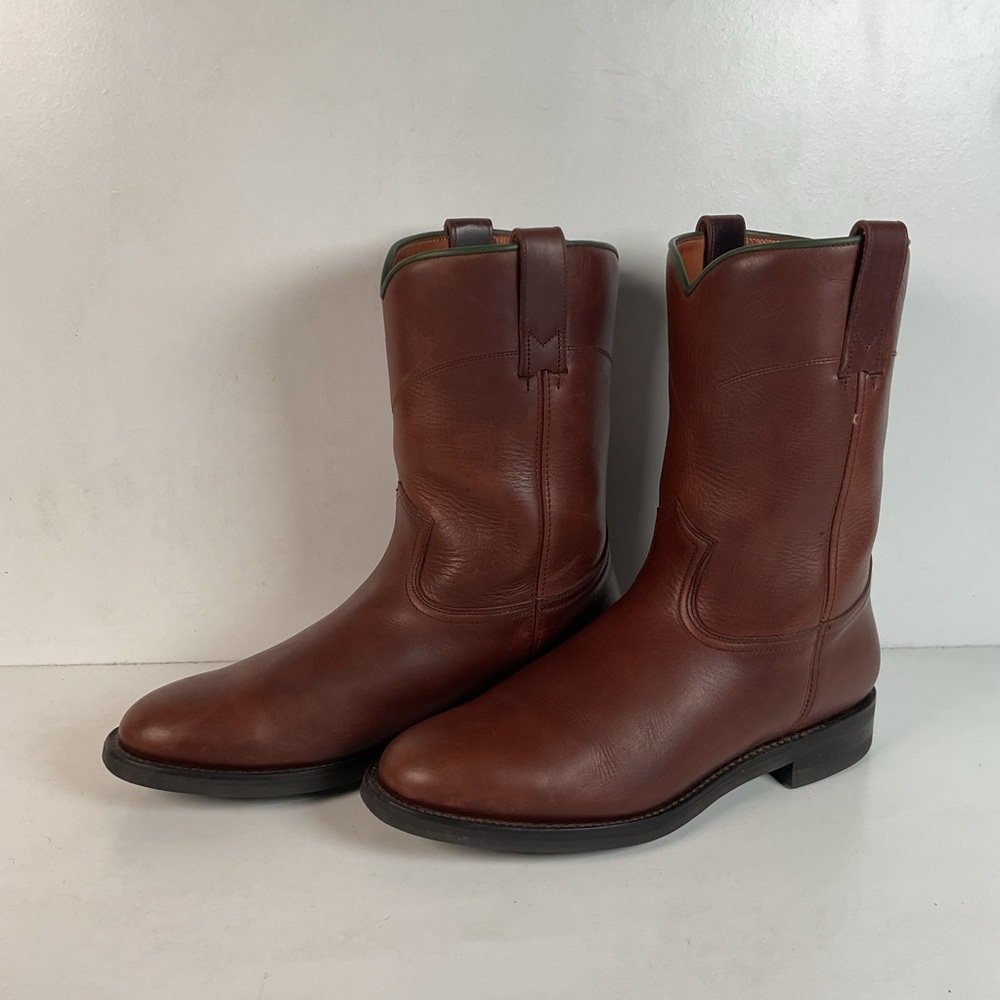 Sid Mashburn Vaquero Roper Boots | Brown Calfskin | Men’s 9